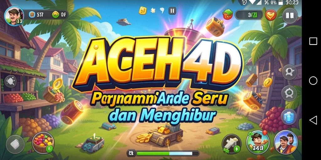 Screenshot gameplay seru dari ACEH4D menunjukkan aksi cepat dan grafis menarik.