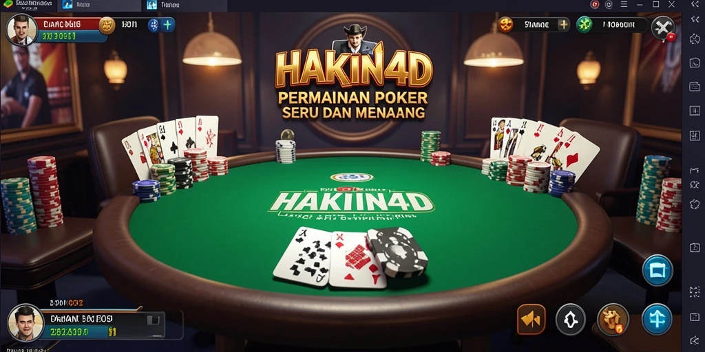 Screenshot HAKIN4D menampilkan pemain yang asyik bermain poker.