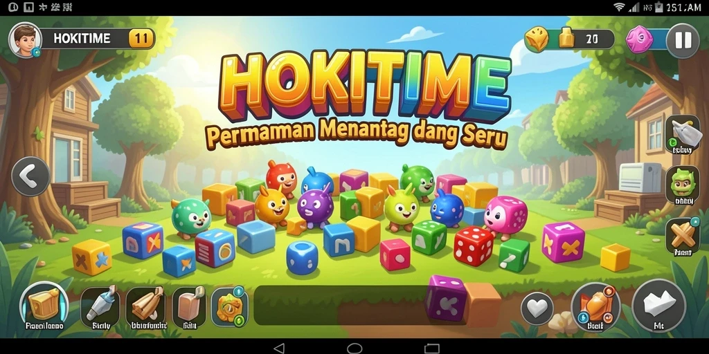 Tangkapan layar gameplay HOKITIME yang menampilkan tantangan Puzzle yang menarik.