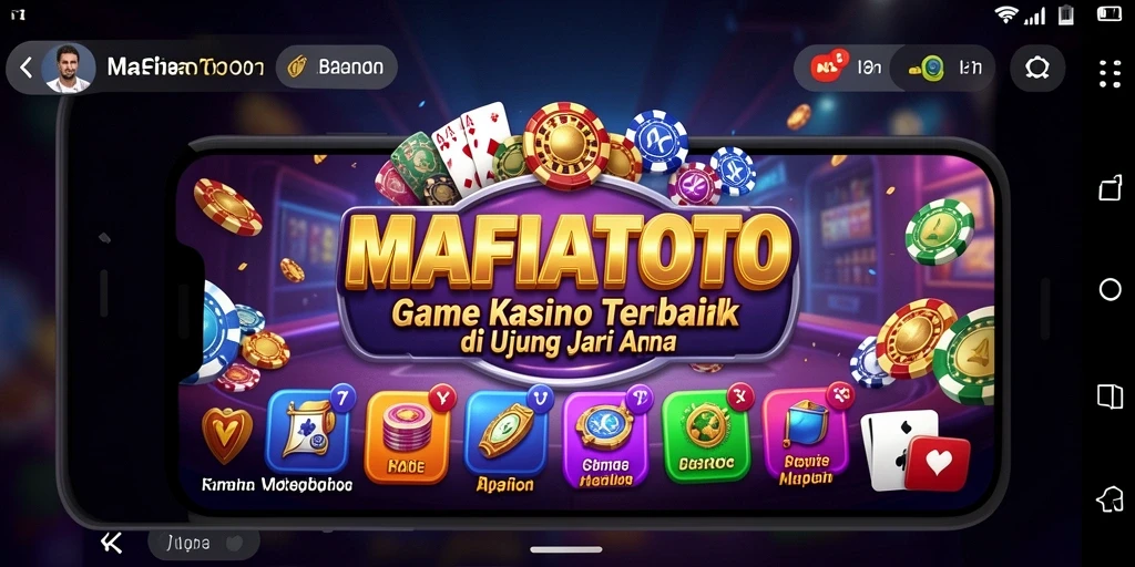Tampilan gameplay MAFIATOTO yang menakjubkan dan mendebarkan.