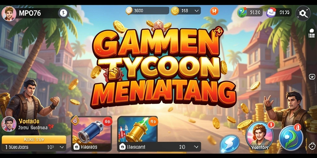 Tampilan gameplay Tycoon yang menarik dan penuh strategi.