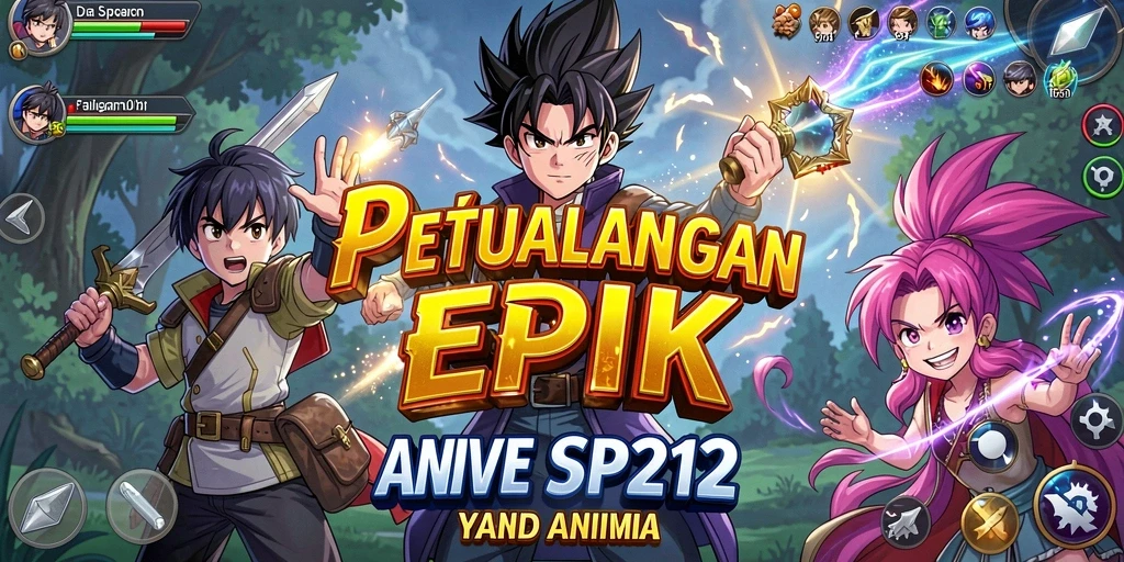 Tampilan gameplay seru dari SP212 dengan karakter Anime yang menawan.